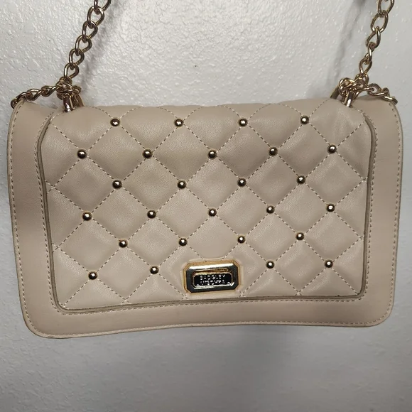 Cream Badgley Mischka Purse - Picture 2 of 11